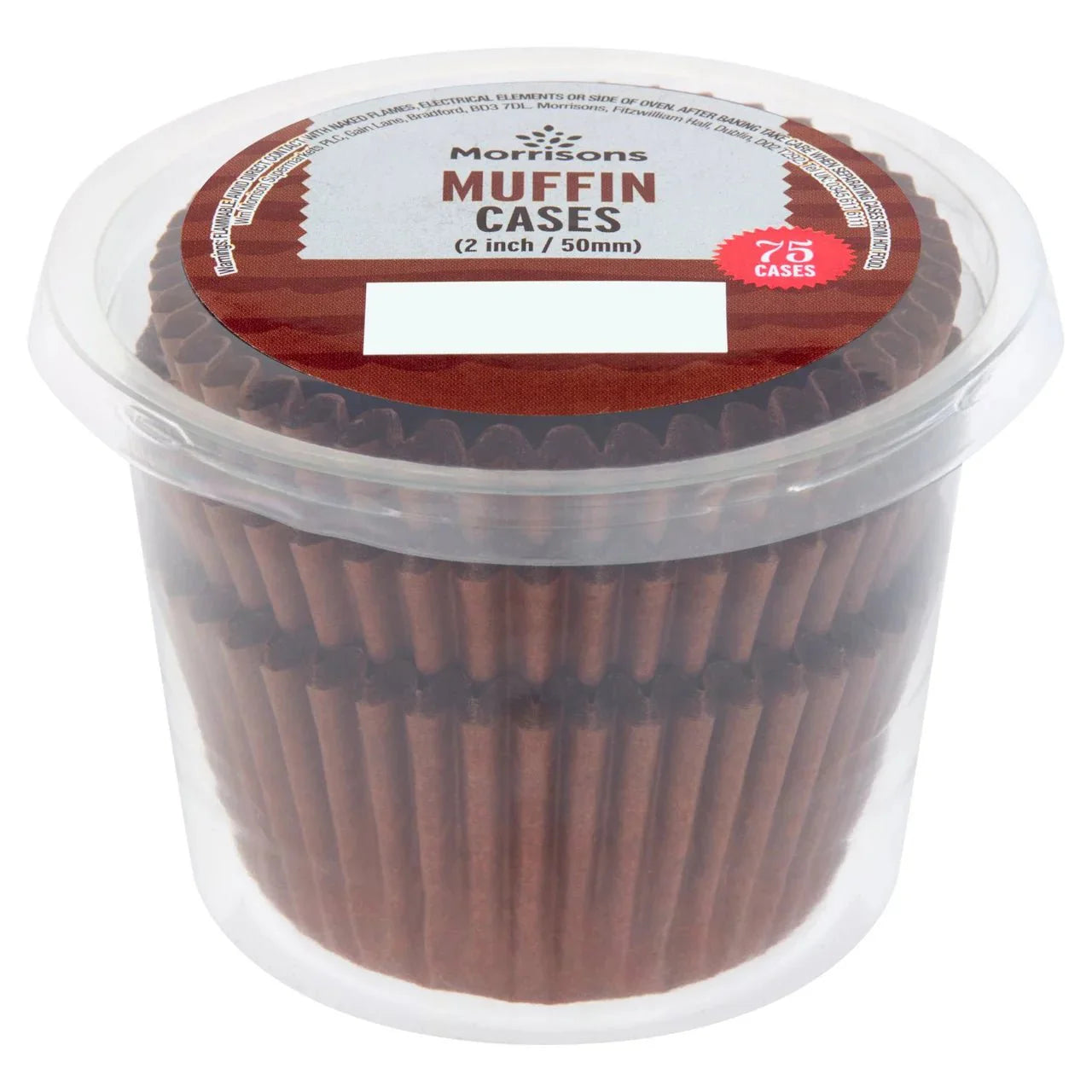 Morrisons Muffin Cake Cases 75pk - UK Food & Drink - 5010251765462