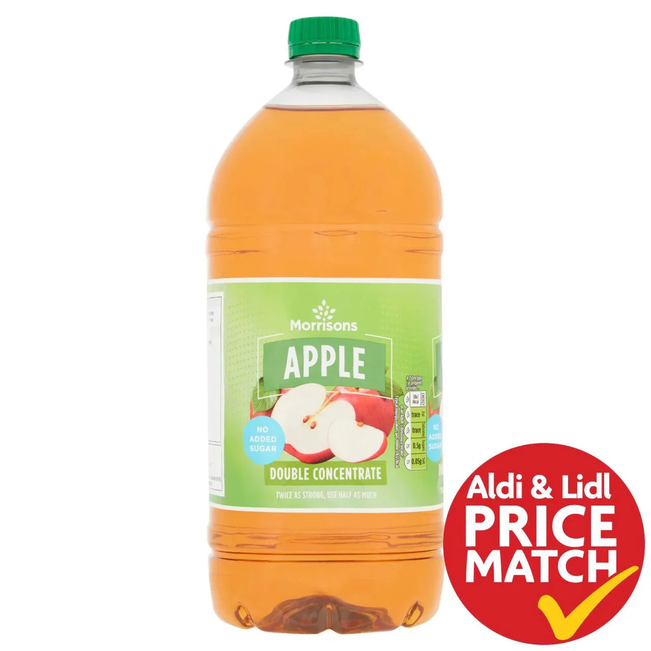 Morrisons No Added Sugar Apple Squash 1.5l - UK Food & Drink - 5010251588931