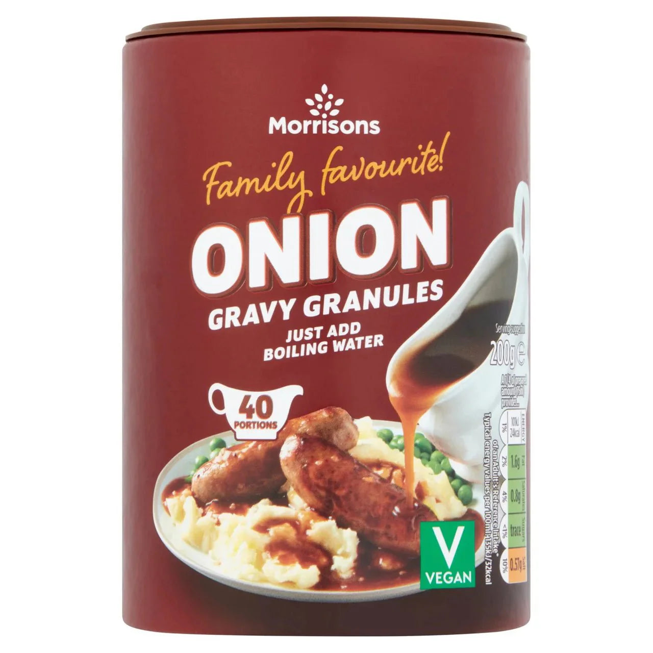 Morrisons Onion Gravy Granules 200g - UK Food & Drink - 5010251560500