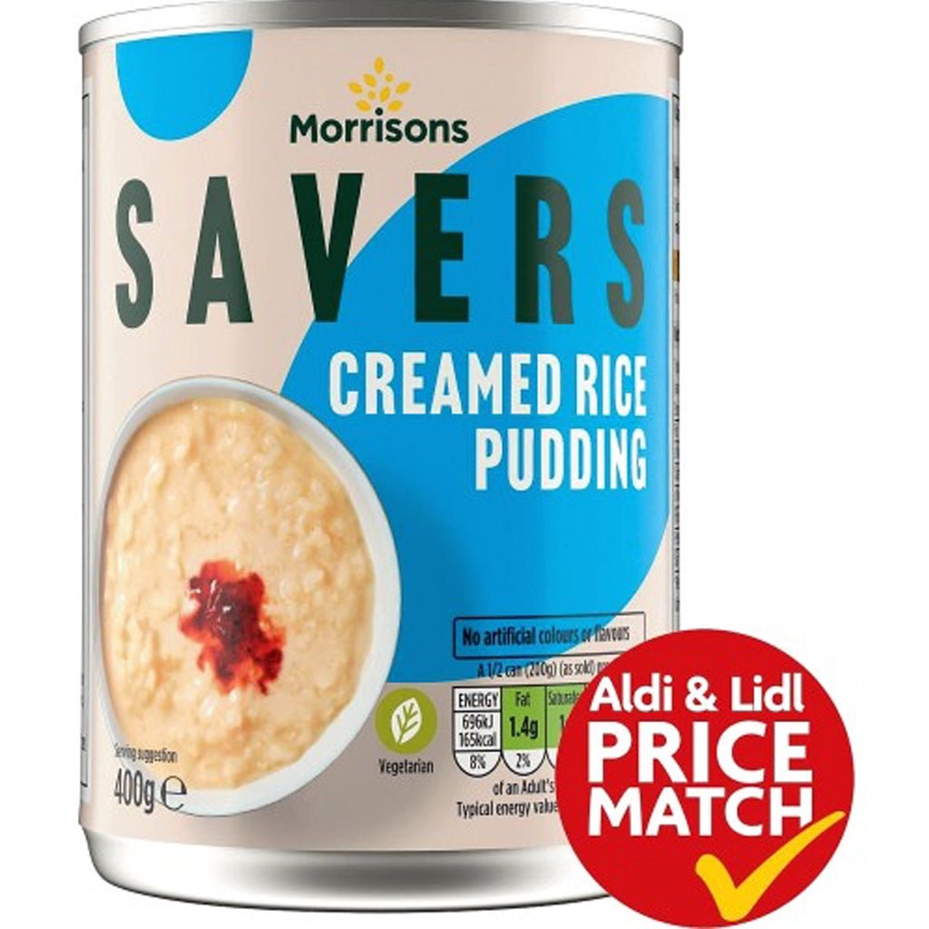 Morrisons Savers Creamed Rice Pudding 400g - UK Food & Drink - 5010251425816