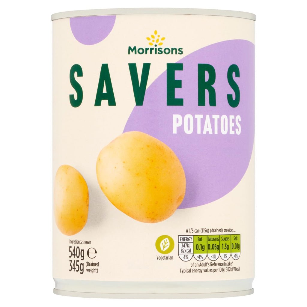 Morrisons Savers Potatoes in Water 540g - UK Food & Drink - 5010251426875