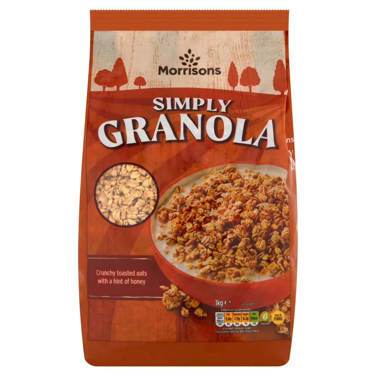 Morrisons Simply Granola 1kg - UK Food & Drink - 5010251638056