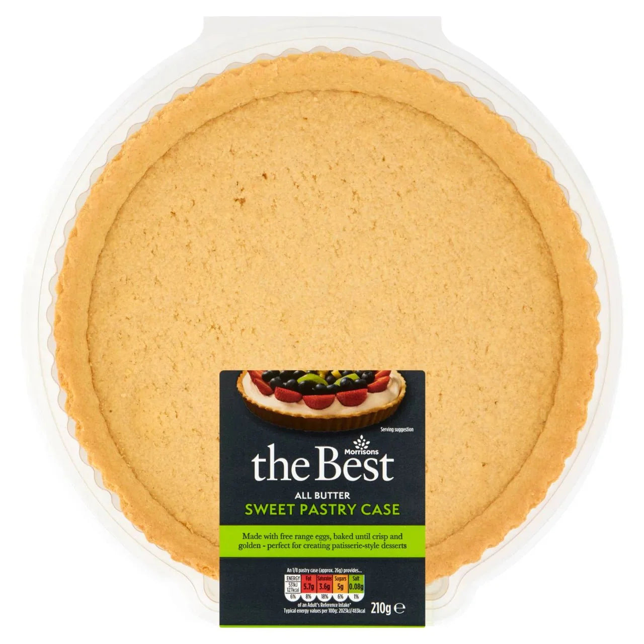 Morrisons The Best All Butter Sweet Pastry Cases 210g - UK Food & Drink - 5010251920236