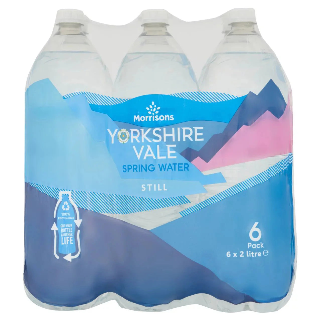 Morrisons Yorkshire Vale Still Spring Water 6 X 2l - UK Food & Drink - 5010525262154