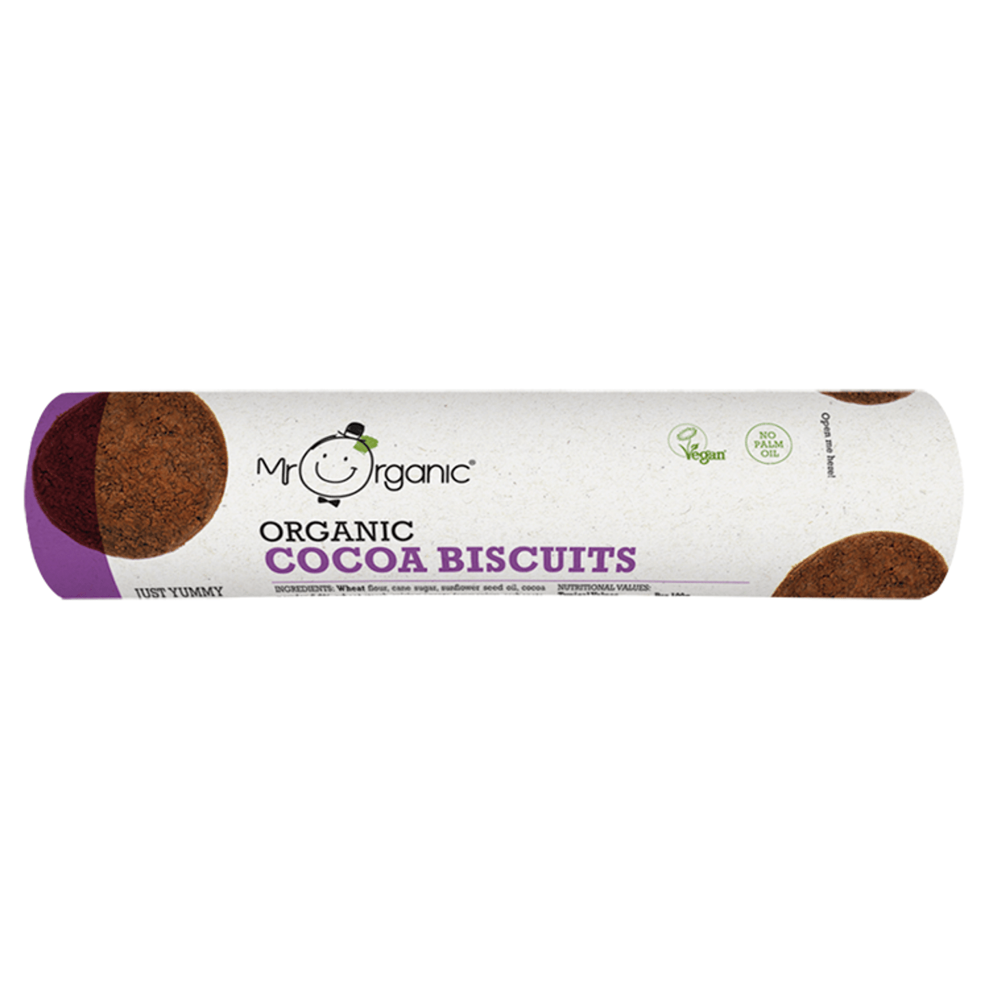 Mr Organic Cocoa Biscuits 250g - UK Food & Drink - 5060178073348