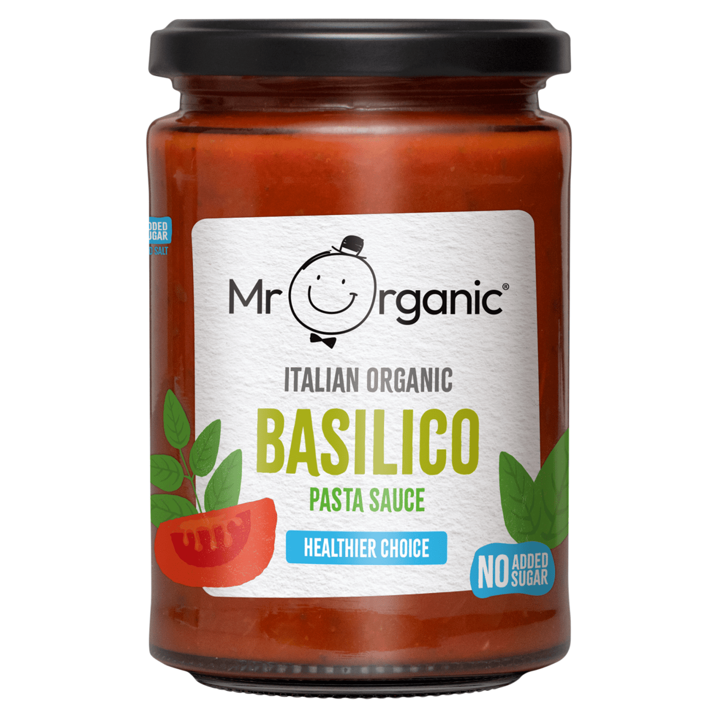 Mr Organic Italian Organic Basilico Pasta Sauce 350g - UK Food & Drink - 5060178070286