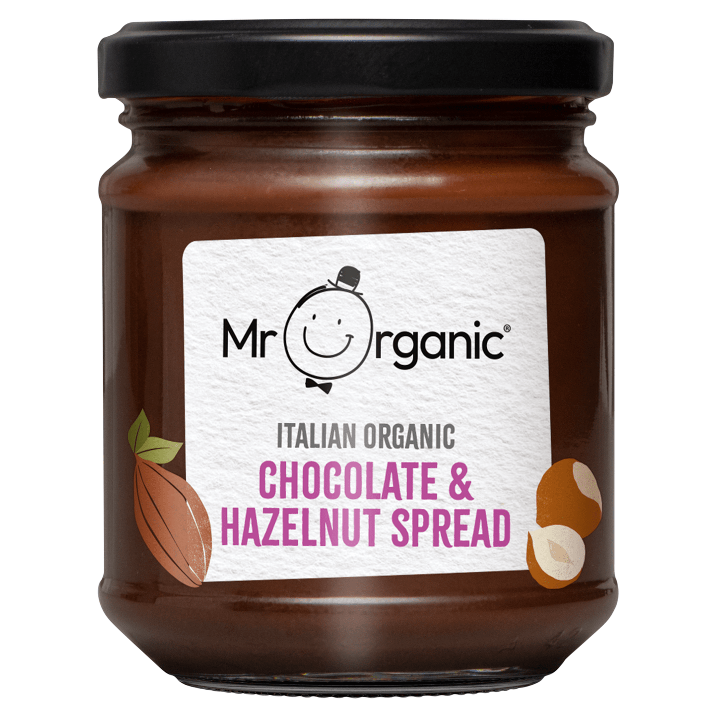 Mr Organic Italian Organic Chocolate & Hazelnut Spread 200g - UK Food & Drink - 5060178071825
