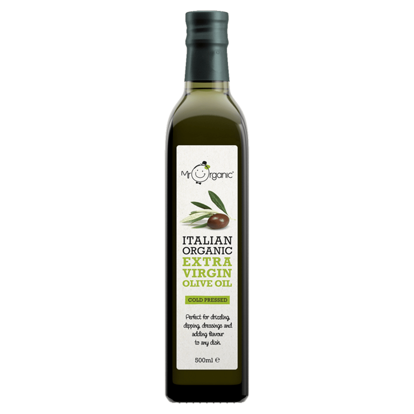 Mr Organic Italian Organic Extra Virgin Olive Oil 500ml - UK Food & Drink - 5060178070828