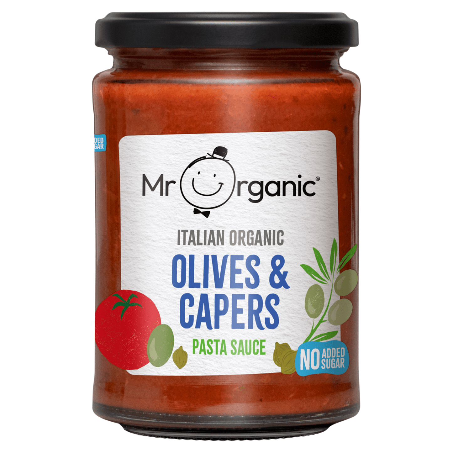 Mr Organic Italian Organic Olives & Capers Pasta Sauce 350g - UK Food & Drink - 5060178073690
