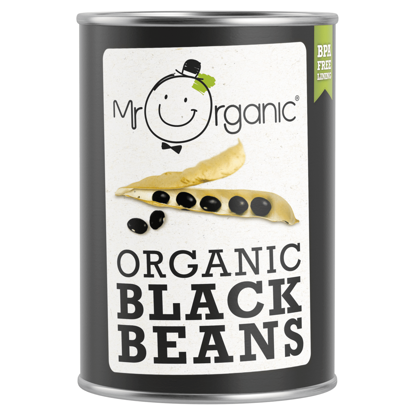 Mr Organic Organic Black Beans 400g - UK Food & Drink - 5060178070217
