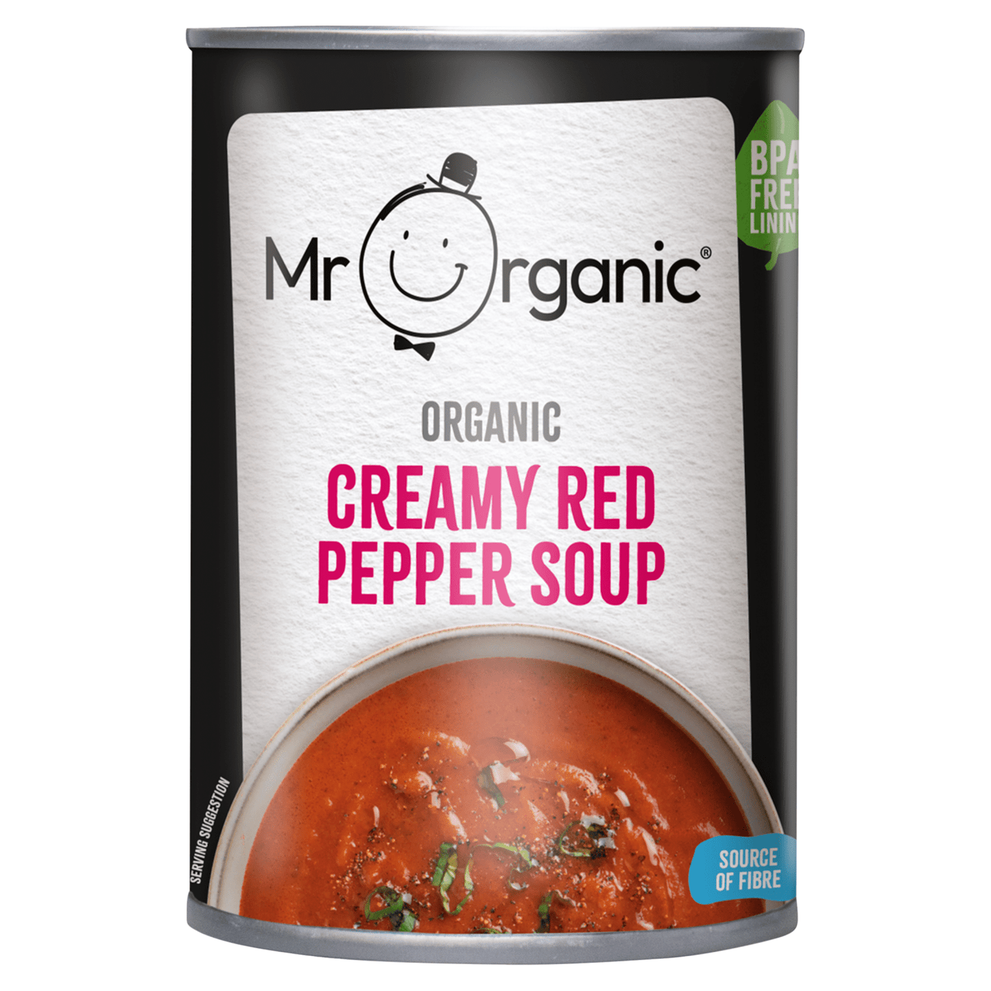 Mr Organic Organic Creamy Red Pepper Soup 400g - UK Food & Drink - 5060178075083