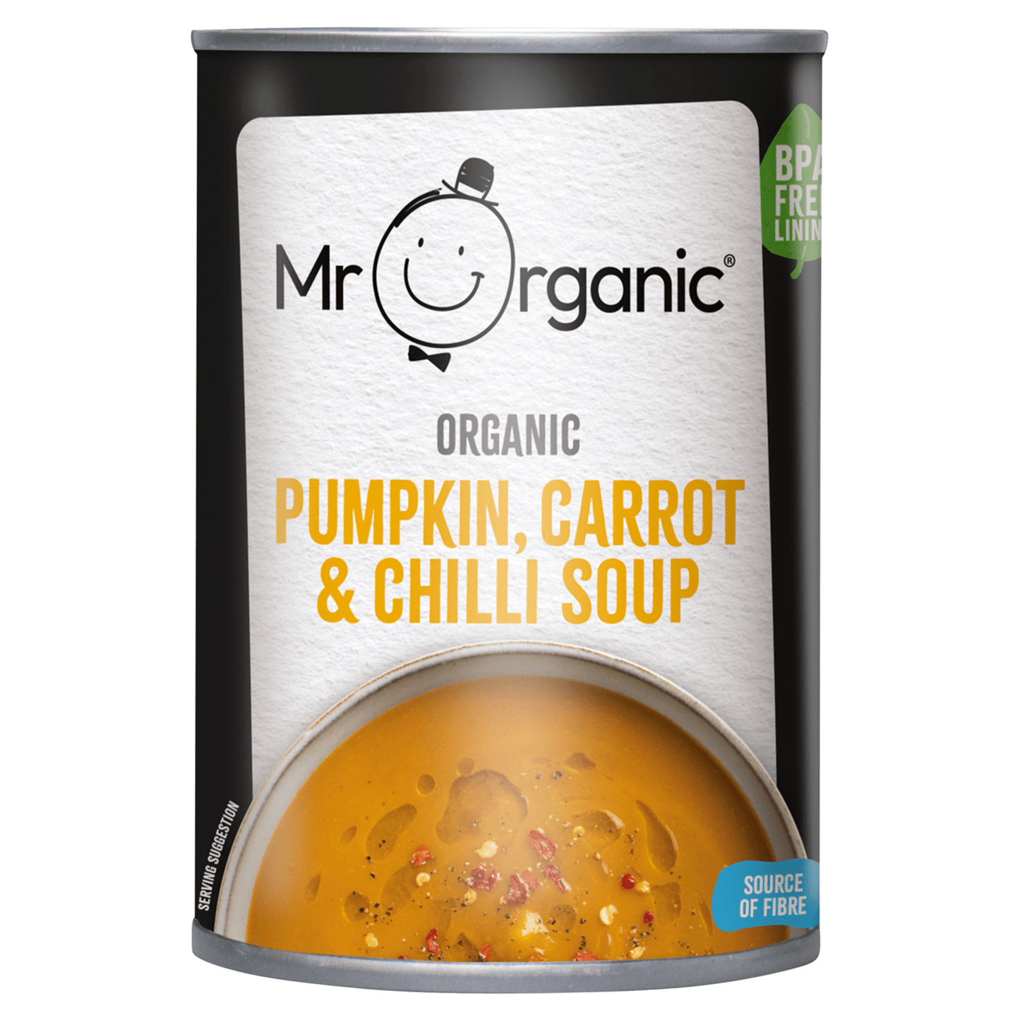 Mr Organic Organic Pumpkin, Carrot & Chilli Soup 400g - UK Food & Drink - 5060178075113