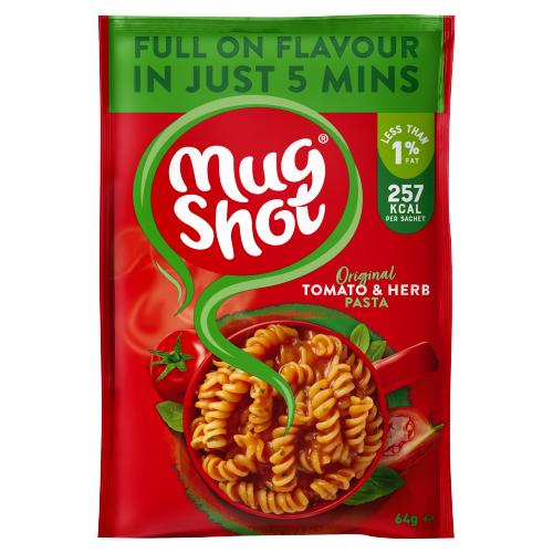 Mug Shot Original Tomato and Herb Pasta 64g - UK Food & Drink - 5021476000504