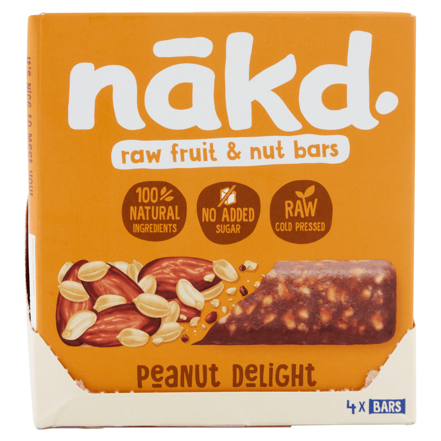 N_kd Peanut Delight Raw Fruit & Nut Bars 4 x 35g - UK Food & Drink - 5060088705230