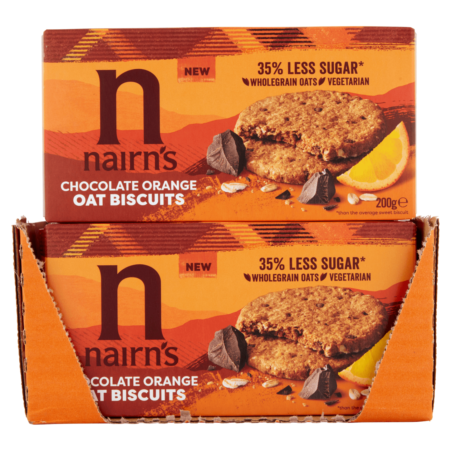 Nairn's Chocolate Orange Oat Biscuits 200g - UK Food & Drink - 612322001414