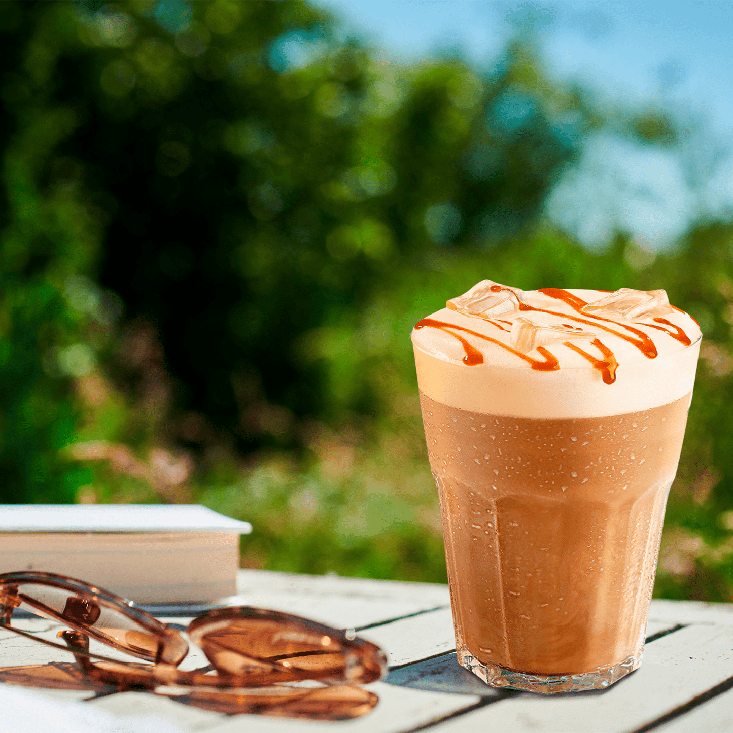 Nescafe Iced Latte Salted Caramel 7 x 14.5g (101.5g) - UK Food & Drink - 7613039686379