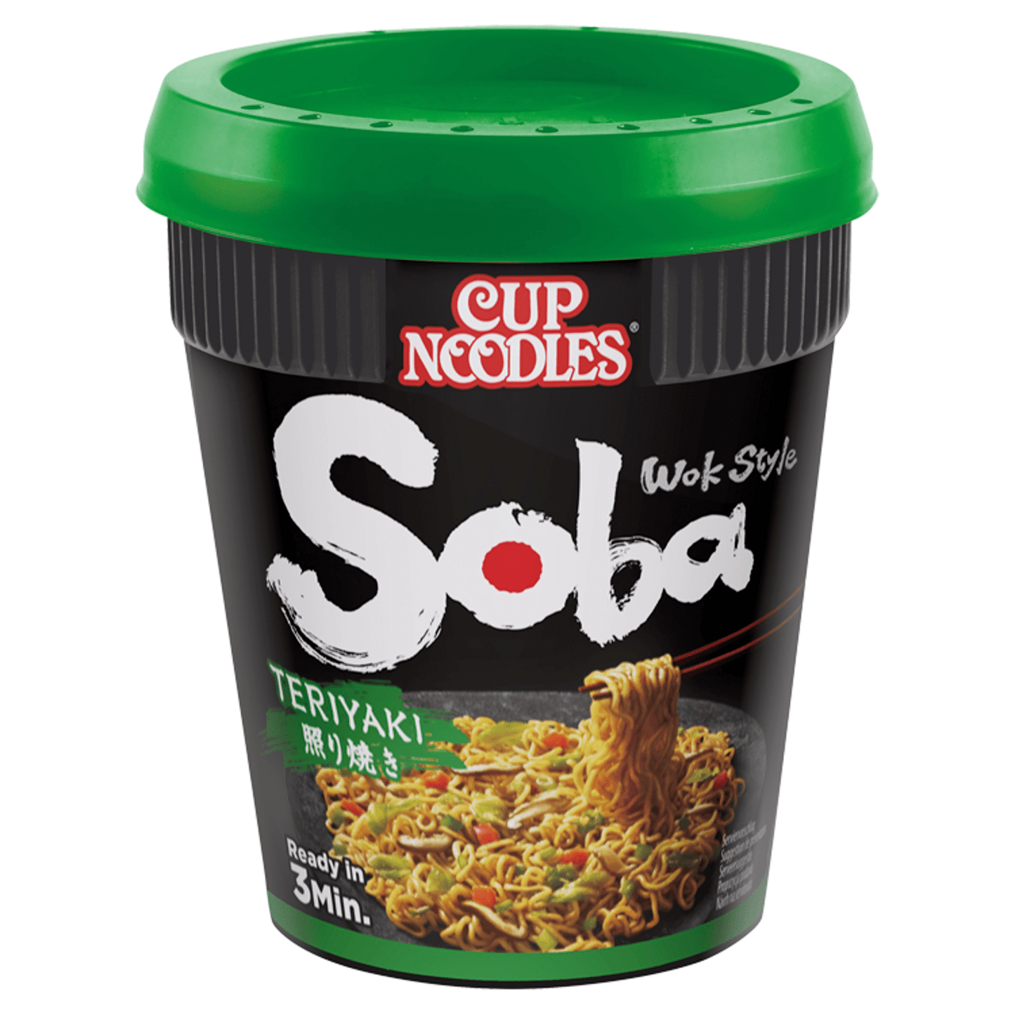 Nissin Soba Teriyaki Noodles with Yakisoba Sauce 90g - UK Food & Drink - 5997523315559