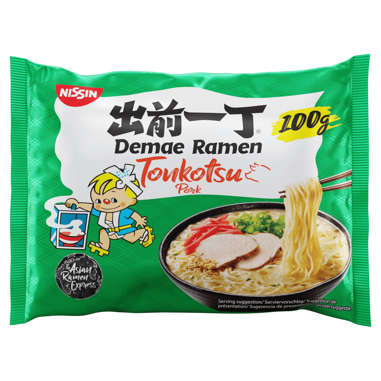 Nissin Tonkotsu Pork Demae Ramen 100g - UK Food & Drink - 8712429381401