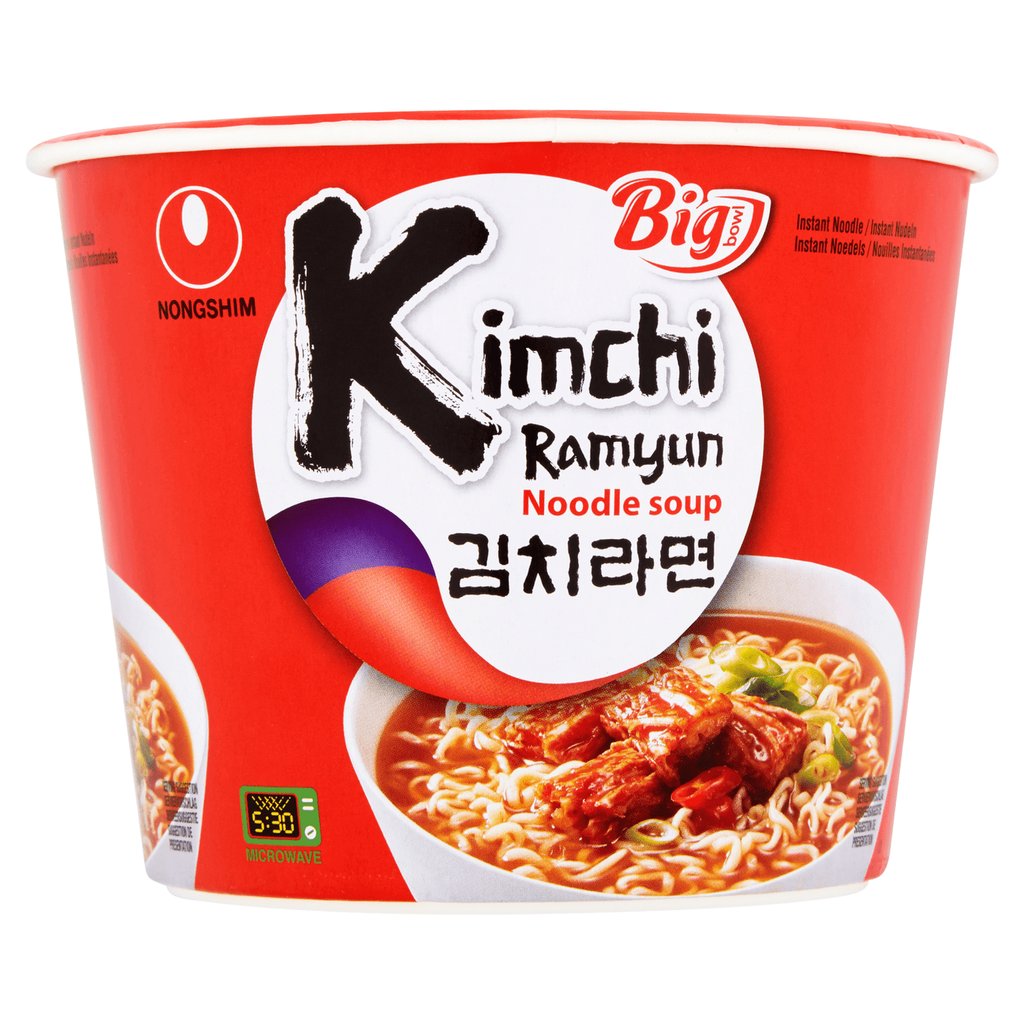 Nongshim Kimchi Ramyun Noodle Soup 112g - UK Food & Drink - 8801043032285
