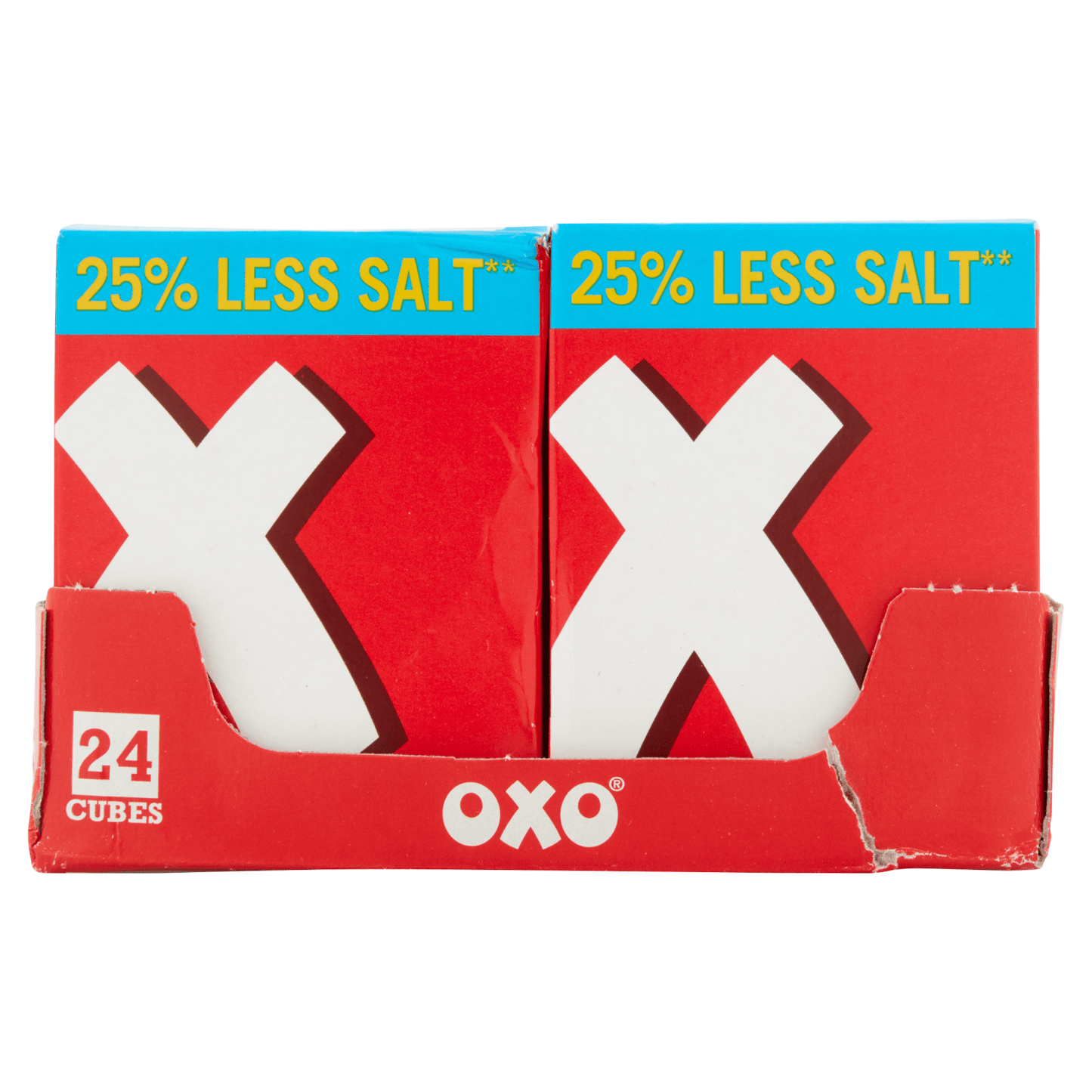 OXO 24 Reduced Salt Beef Stock Cubes 142g - UK Food & Drink - 5000354916090