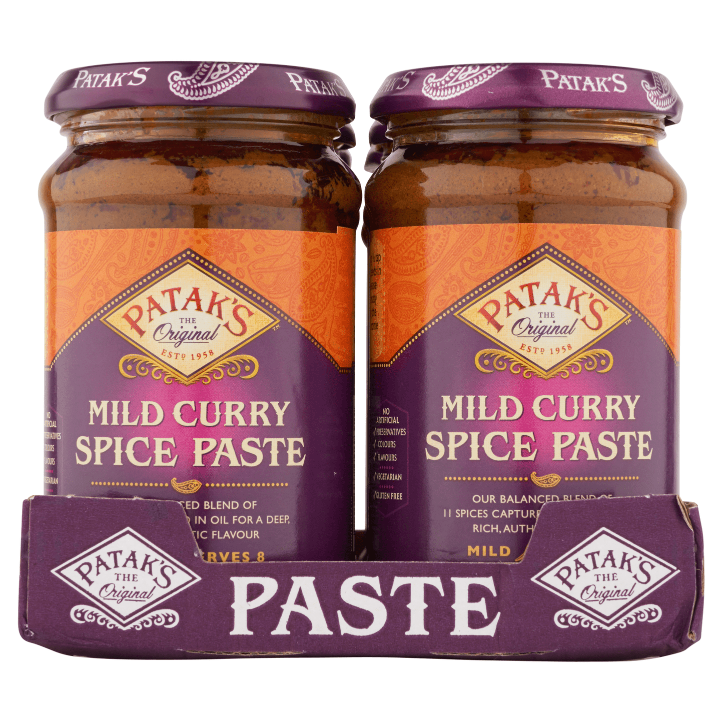 Patak's The Original Mild Curry Spice Paste 283g - UK Food & Drink - 5011308001601