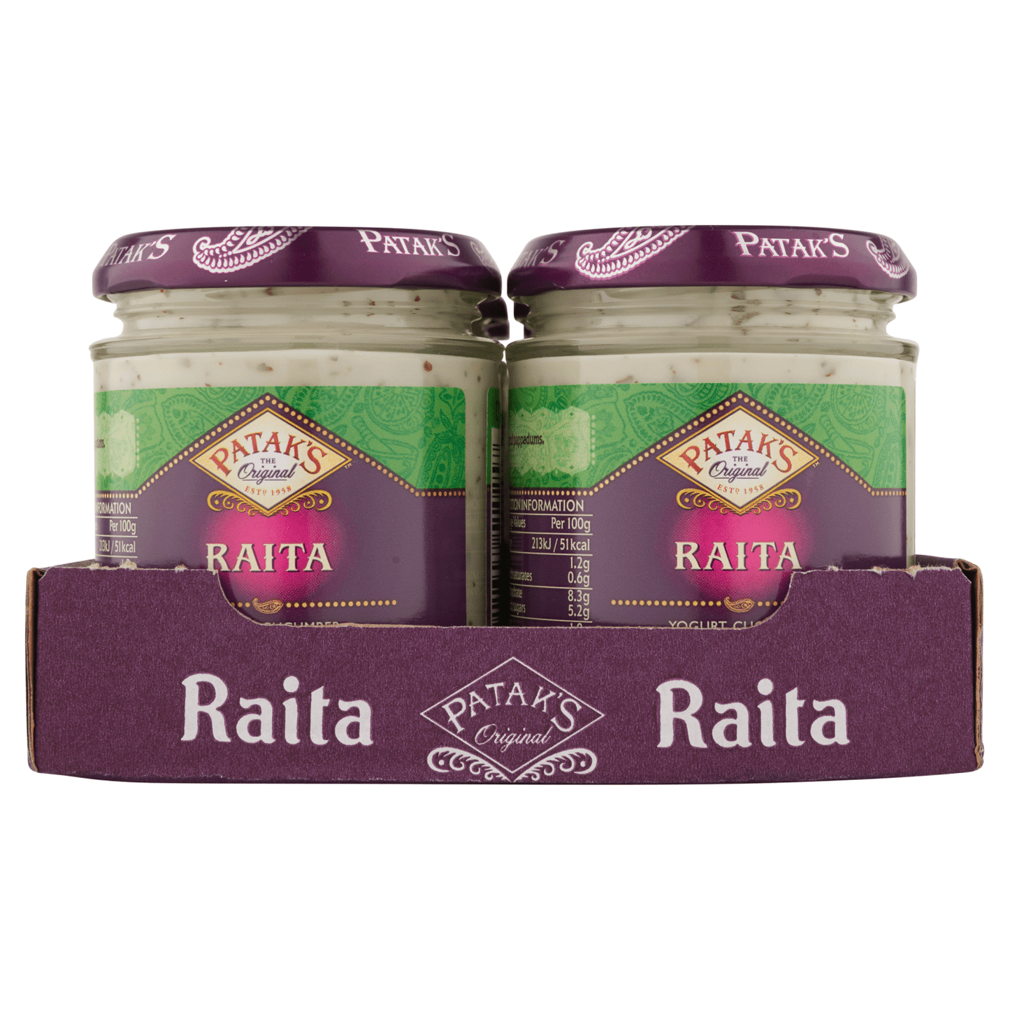 Patak's the Original Raita 170g - UK Food & Drink - 5011308510257