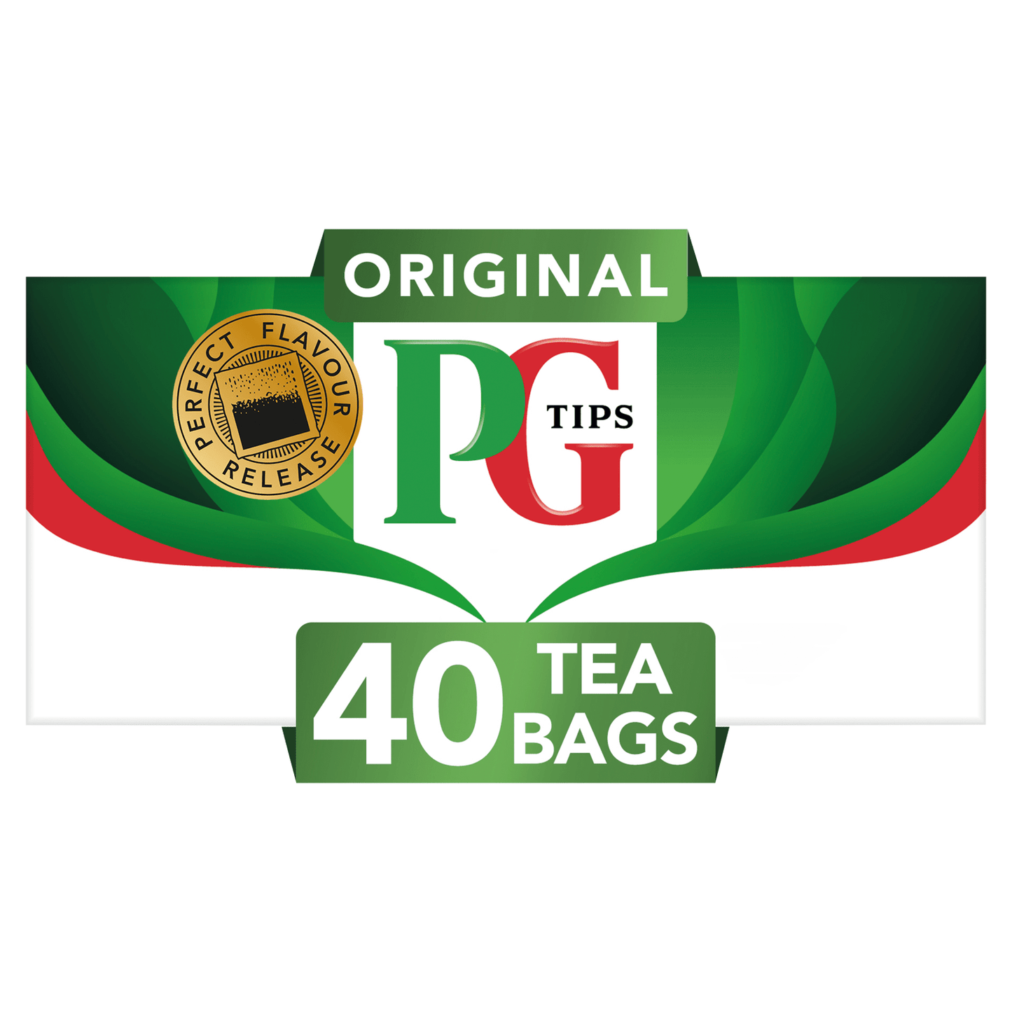 PG Tips 40 Original Tea Bags 116g - UK Food & Drink - 8720608036677