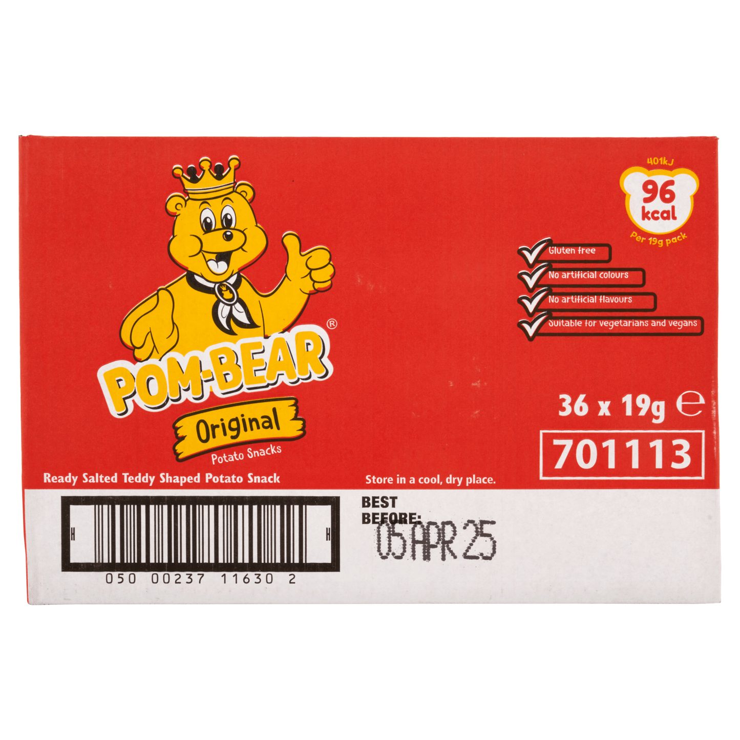 Pom - Bear Original Crisps 19g - UK Food & Drink - 4008007017799