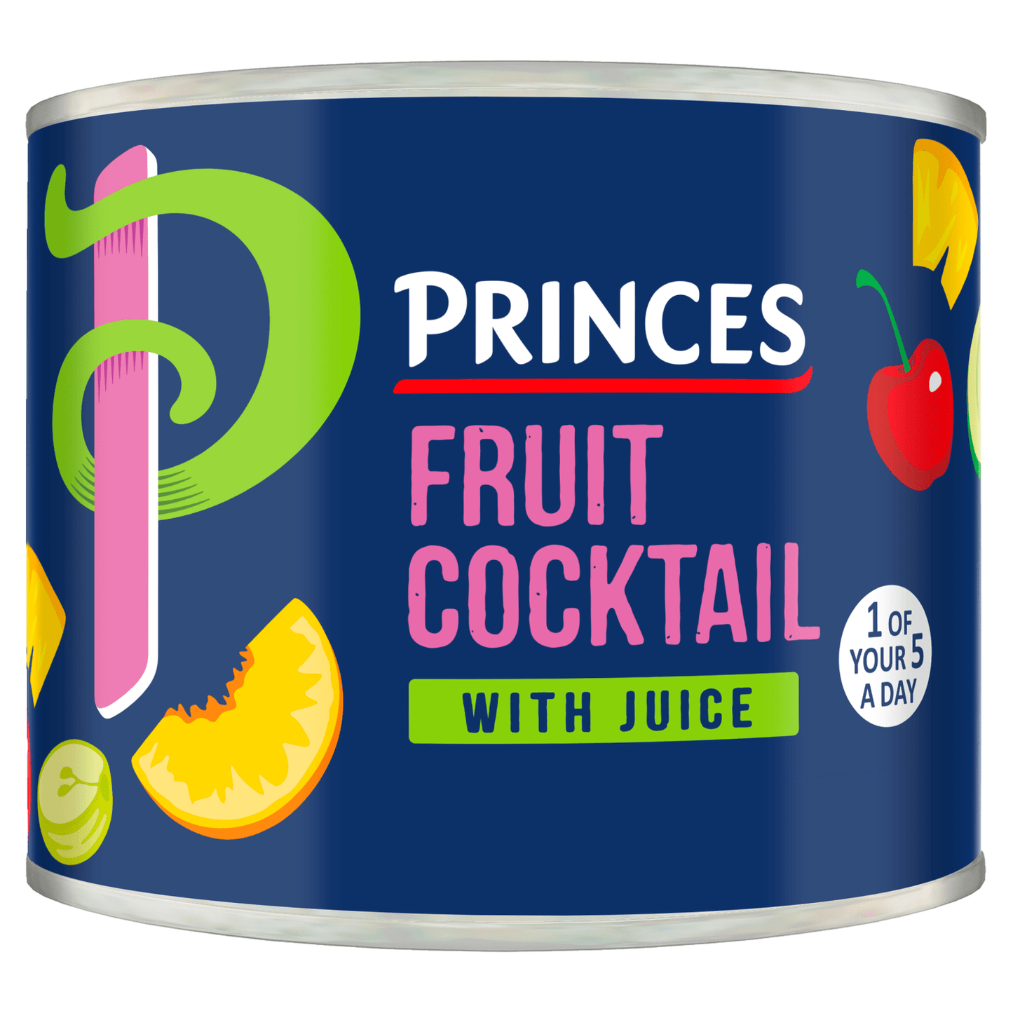 Princes Fruit Cocktail with Juice 220g - UK Food & Drink - 5000232851321