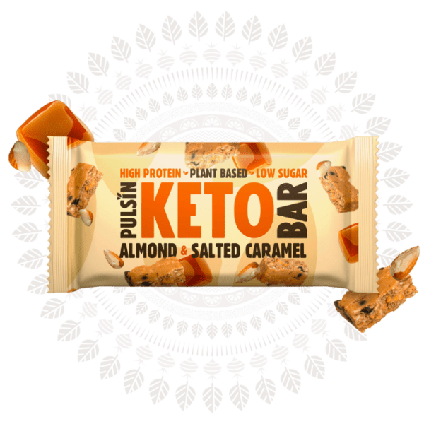 Pulsin Almond Salted Caramel Keto Bar - UK Food & Drink - 5060142013530