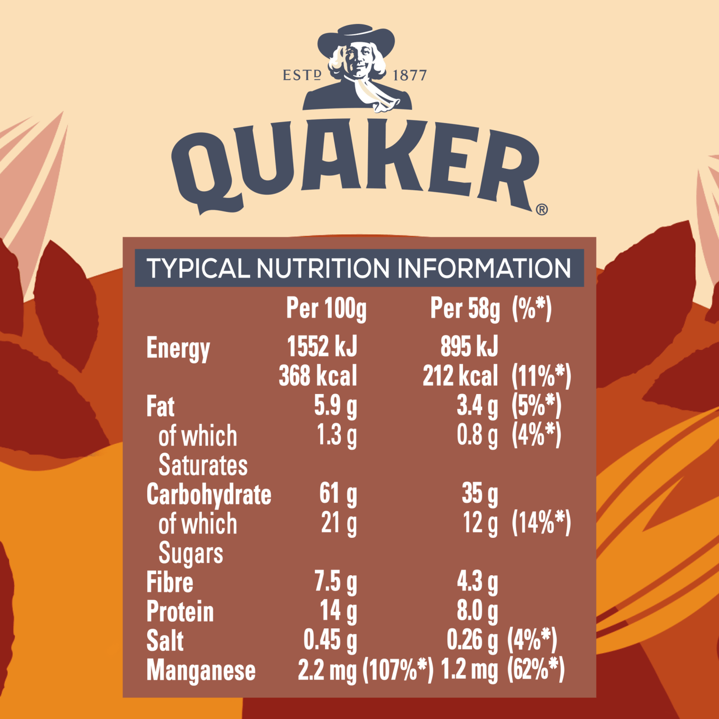 Quaker Oats Hazelnut Chocolate Porridge Pot 58g - UK Food & Drink - 5000108033837