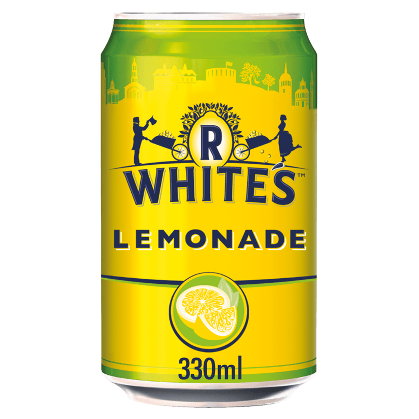 R Whites Premium Lemonade 330ml - UK Food & Drink - 5010018003165