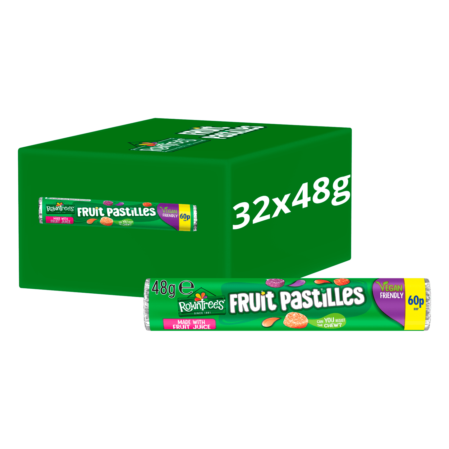 Rowntree's Fruit Pastilles 48g - UK Food & Drink - 8445291194595