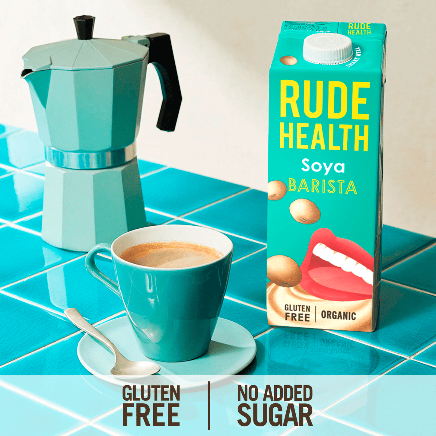 Rude Health Barista Soya Organic 1L - UK Food & Drink - 5060120285195