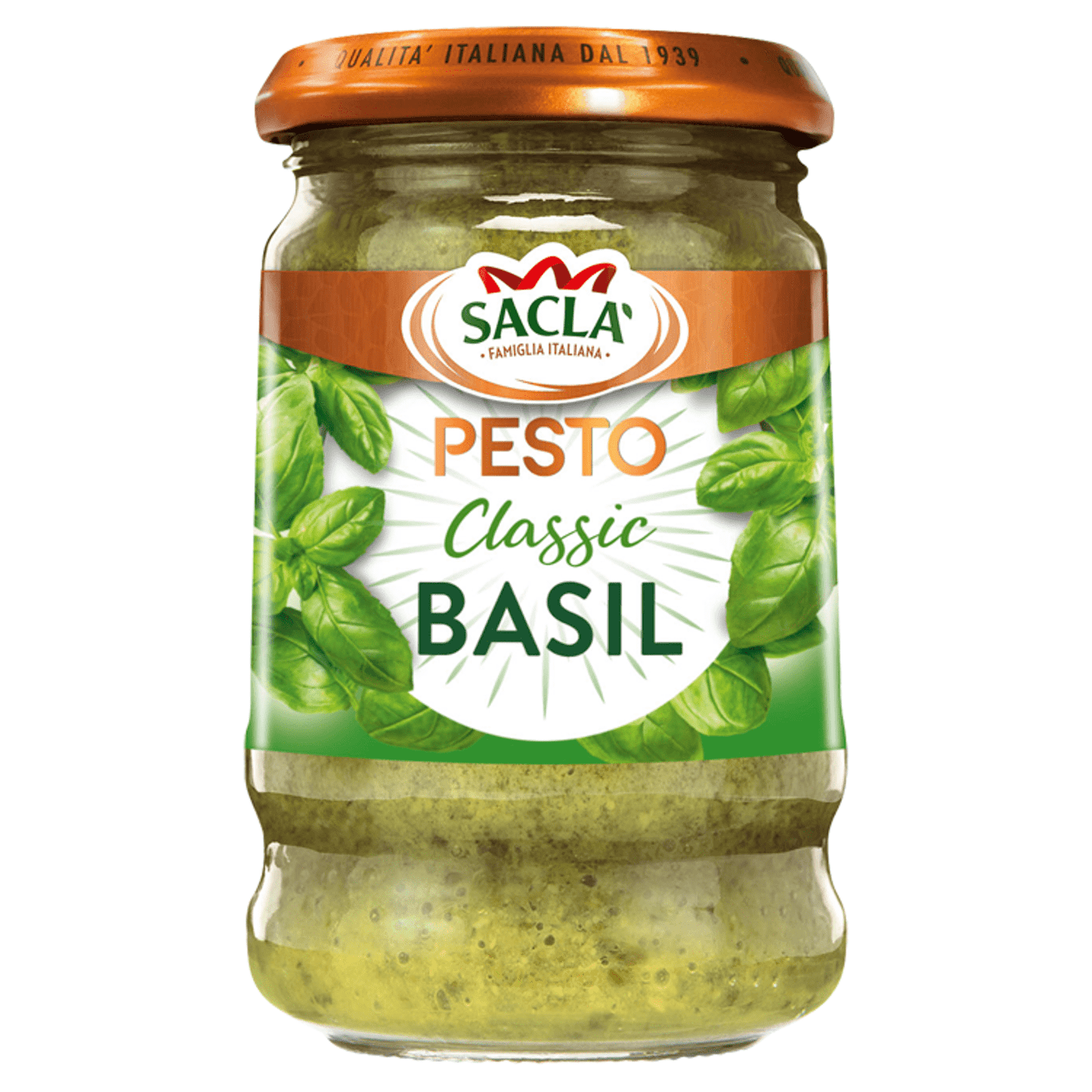 Sacla' Pesto Classic Basil 190g - UK Food & Drink - 8001060375109
