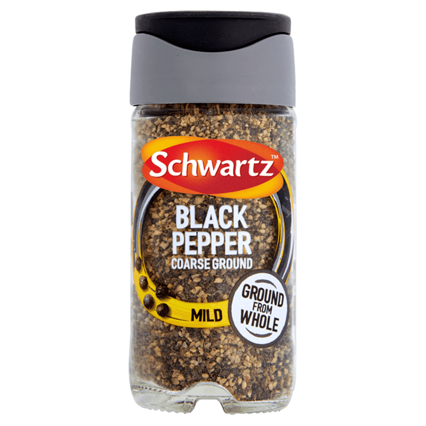 Schwartz Black Pepper Mild Coarse Ground 33g - UK Food & Drink - 50020324