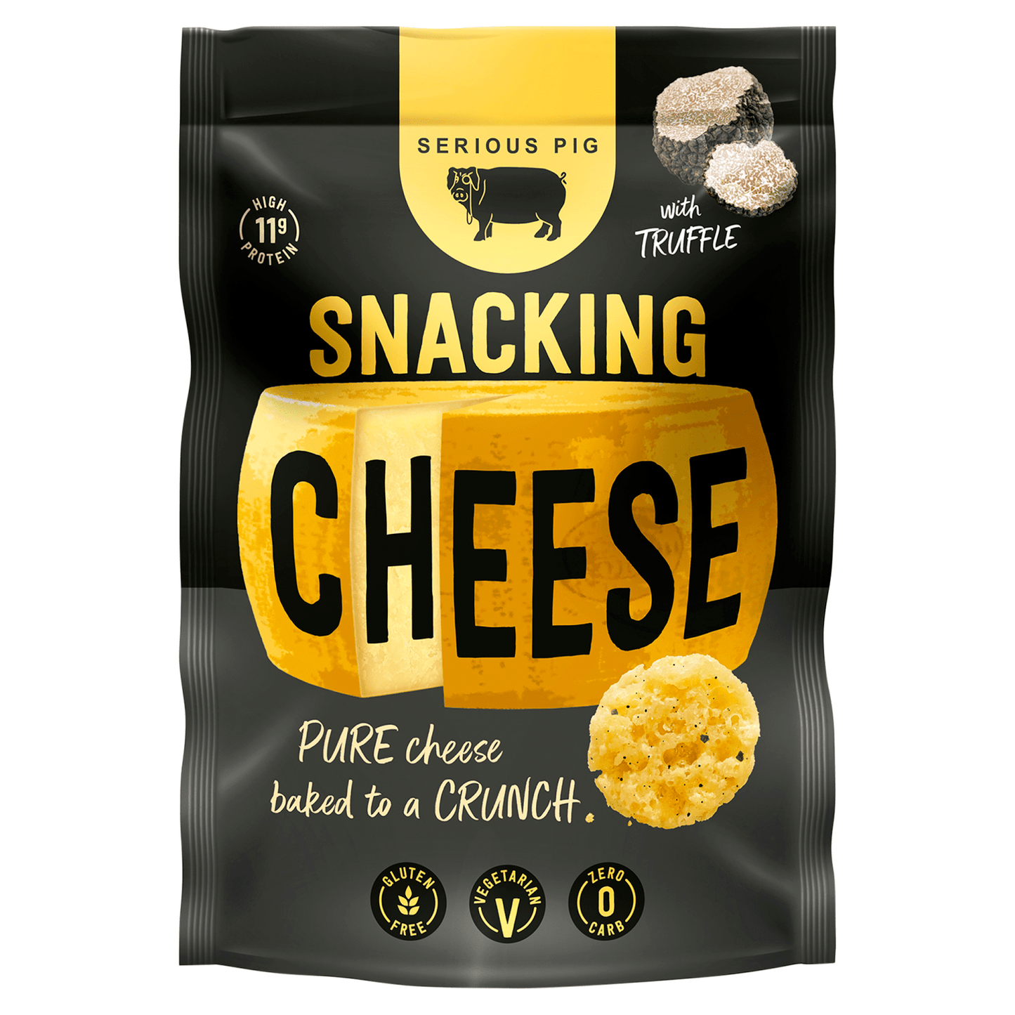 Serious Pig Snacking Cheese with Truffle 24g - UK Food & Drink - 5060234310516