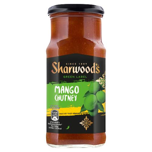 Sharwood's Green Label Mango Chutney 360g - UK Food & Drink - 5000197520973