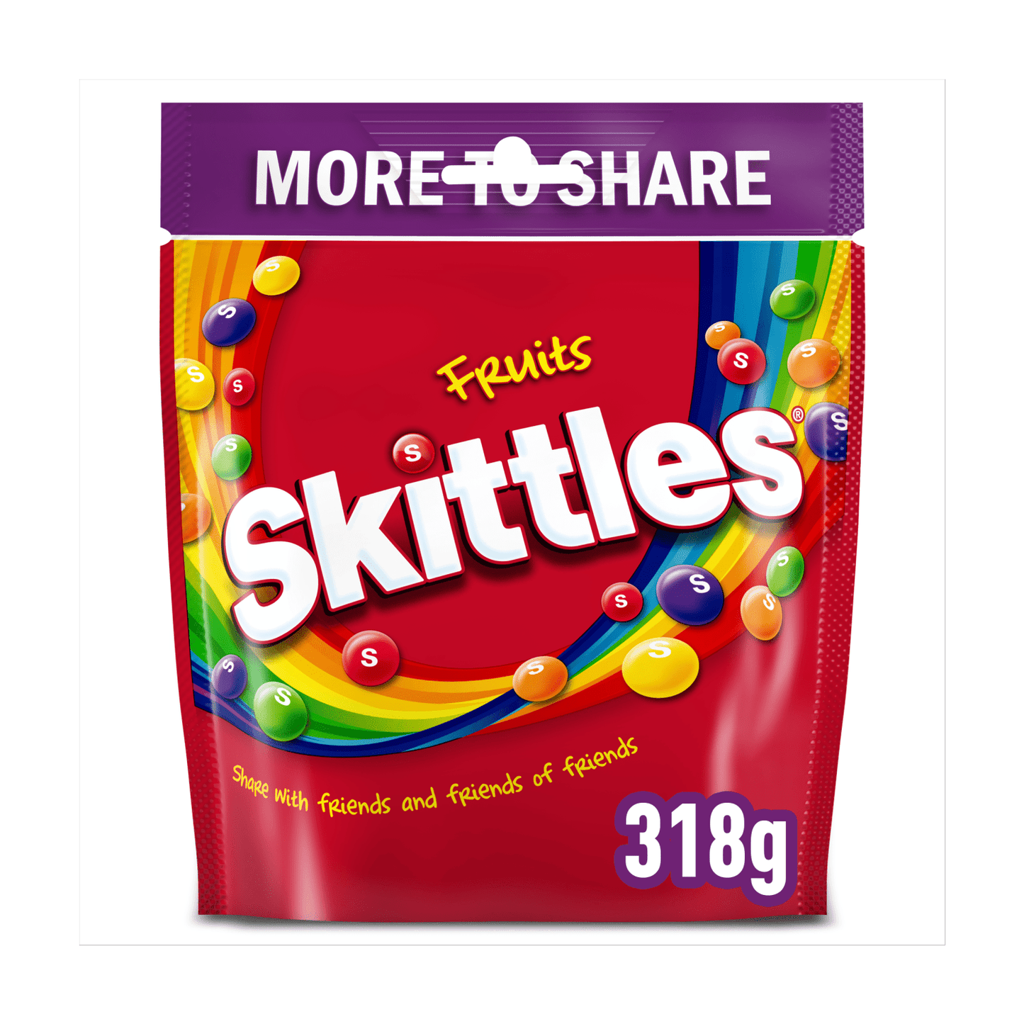 Skittles Fruits 318g - UK Food & Drink - 4009900546225