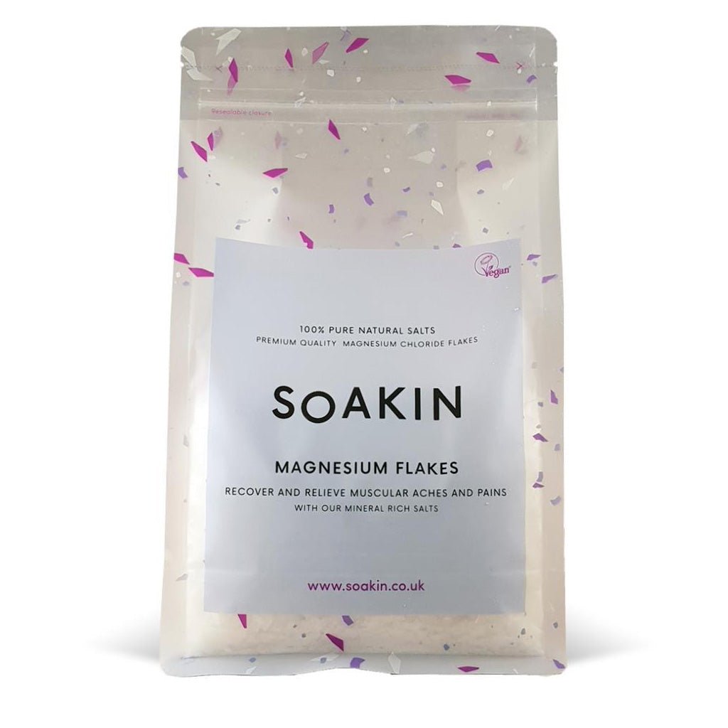 Soakin Magnesium Flakes Bath Salt - UK Food & Drink - 5055177535393