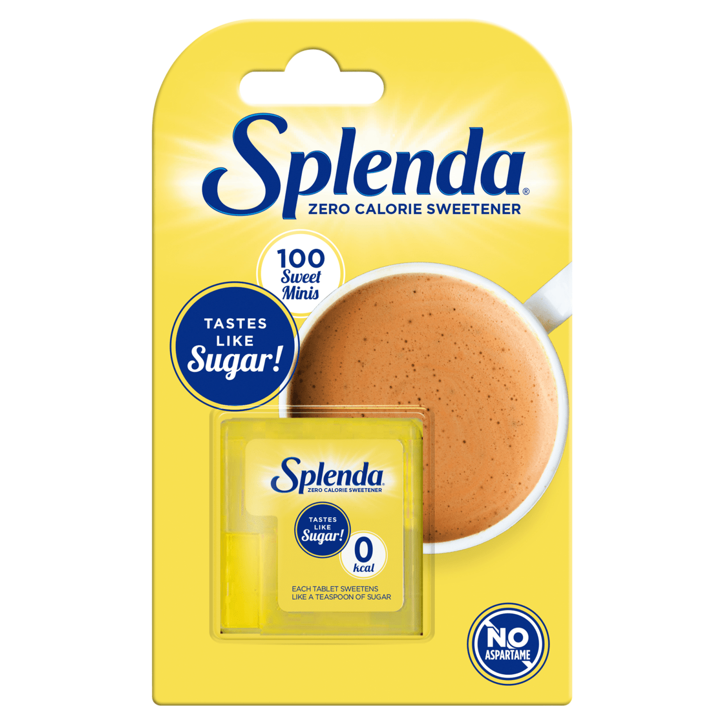 Splenda Zero Calorie Sweetener - 100 Sweet Minis 1.5g - UK Food & Drink - 722776000380