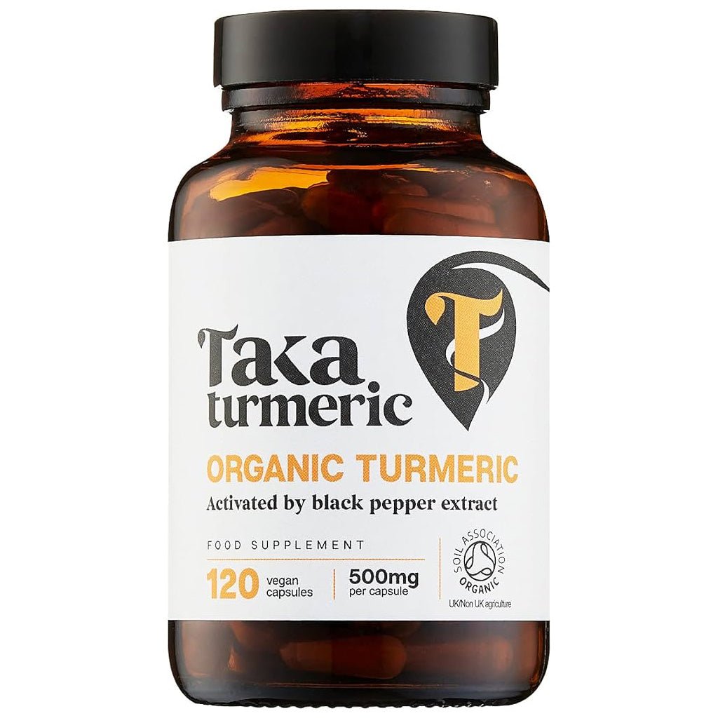 Taka Turmeric Turmeric & Black Pepper Capsules - UK Food & Drink - 700461533450