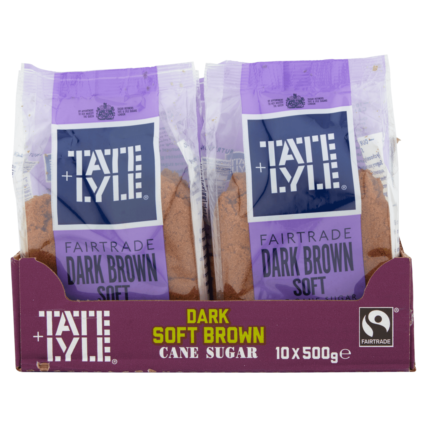 Tate & Lyle Fairtrade Dark Brown Soft Pure Cane Sugar 500g - UK Food & Drink - 5010115924752