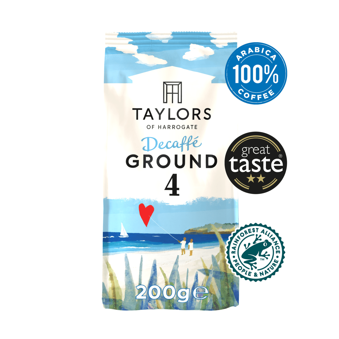 Taylors of Harrogate Decaffé Ground Roast Coffee 200g - UK Food & Drink - 615357752603