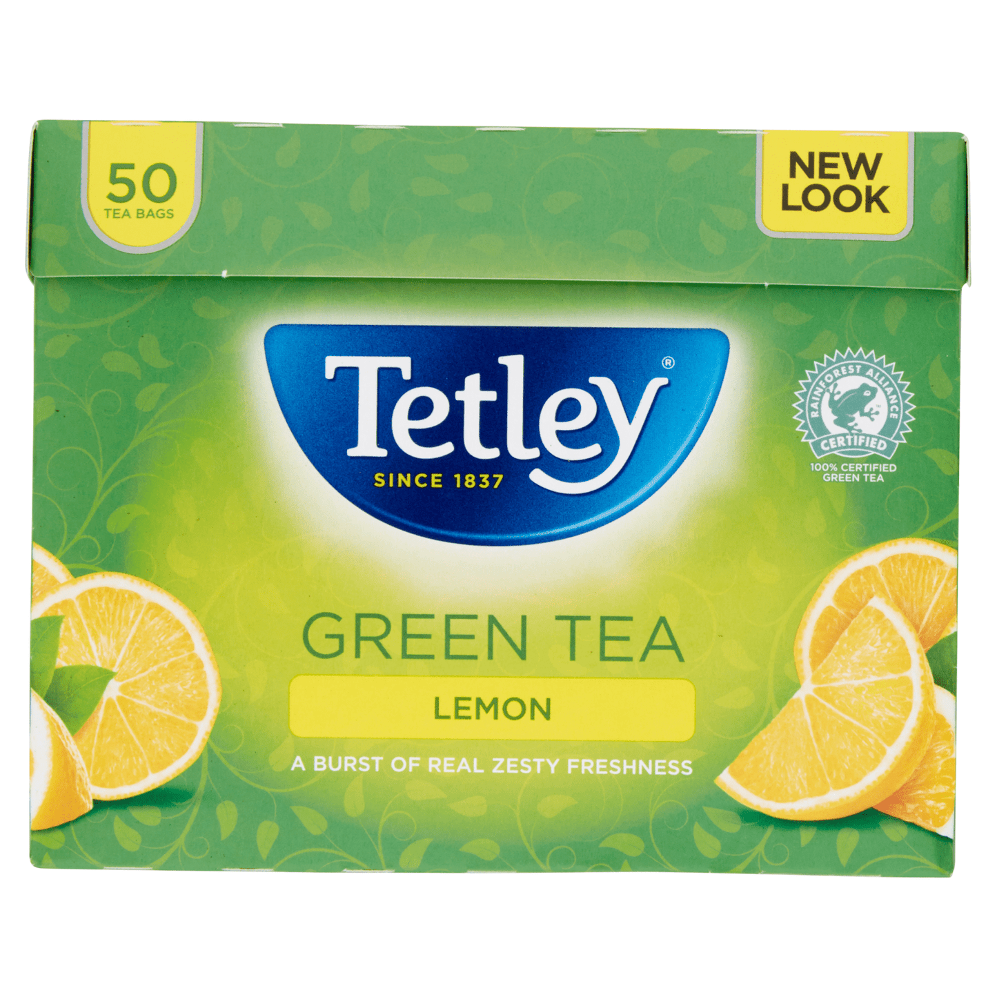 Tetley Green Tea Lemon Tea Bags x50 - UK Food & Drink - 5000208065103