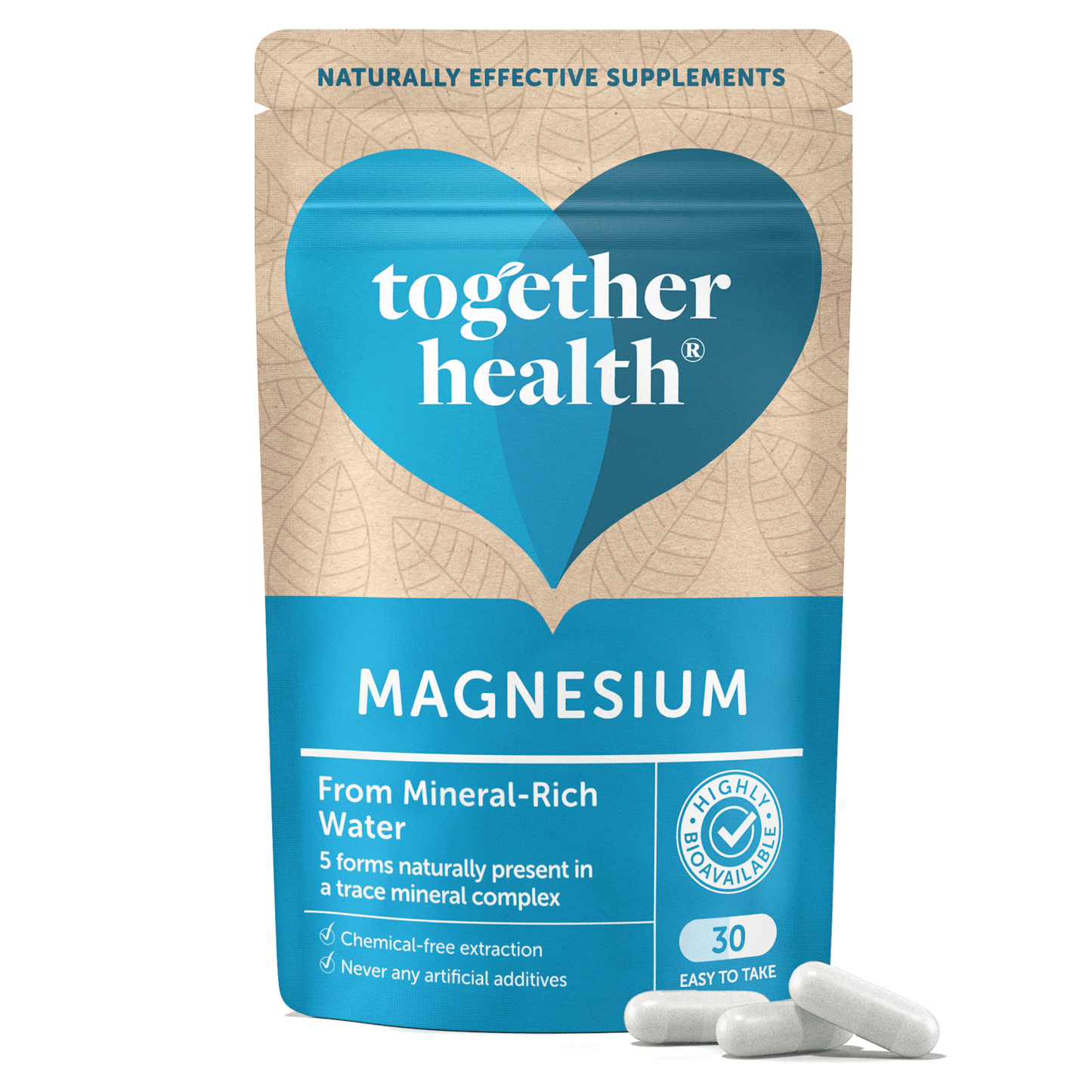 Together Health 30 Magnesium from Mineral - Rich Water - UK Food & Drink - 5060170530238