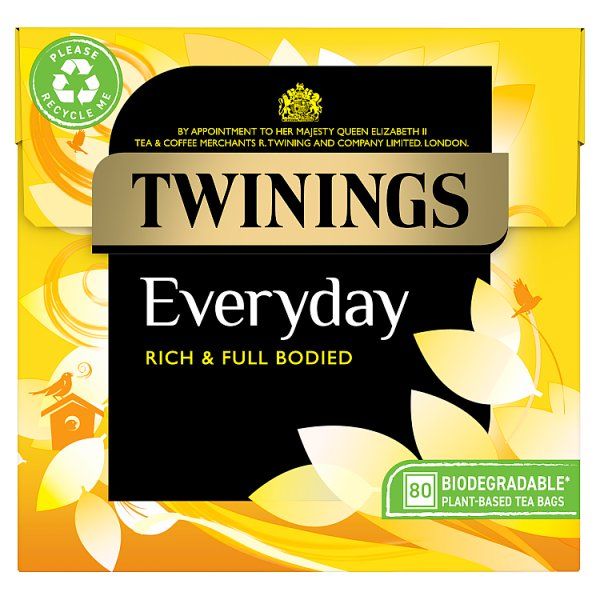 Twinings Everyday 80 Tea Bags 232g - UK Food & Drink - 70177231323
