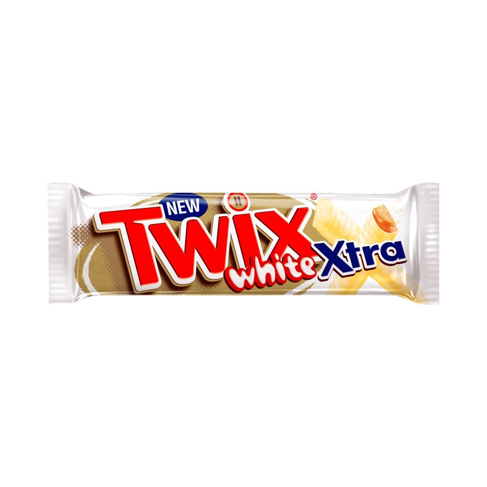 Twix Xtra White Chocolate Biscuit Twin Bars 75g - UK Food & Drink - 5000159557177