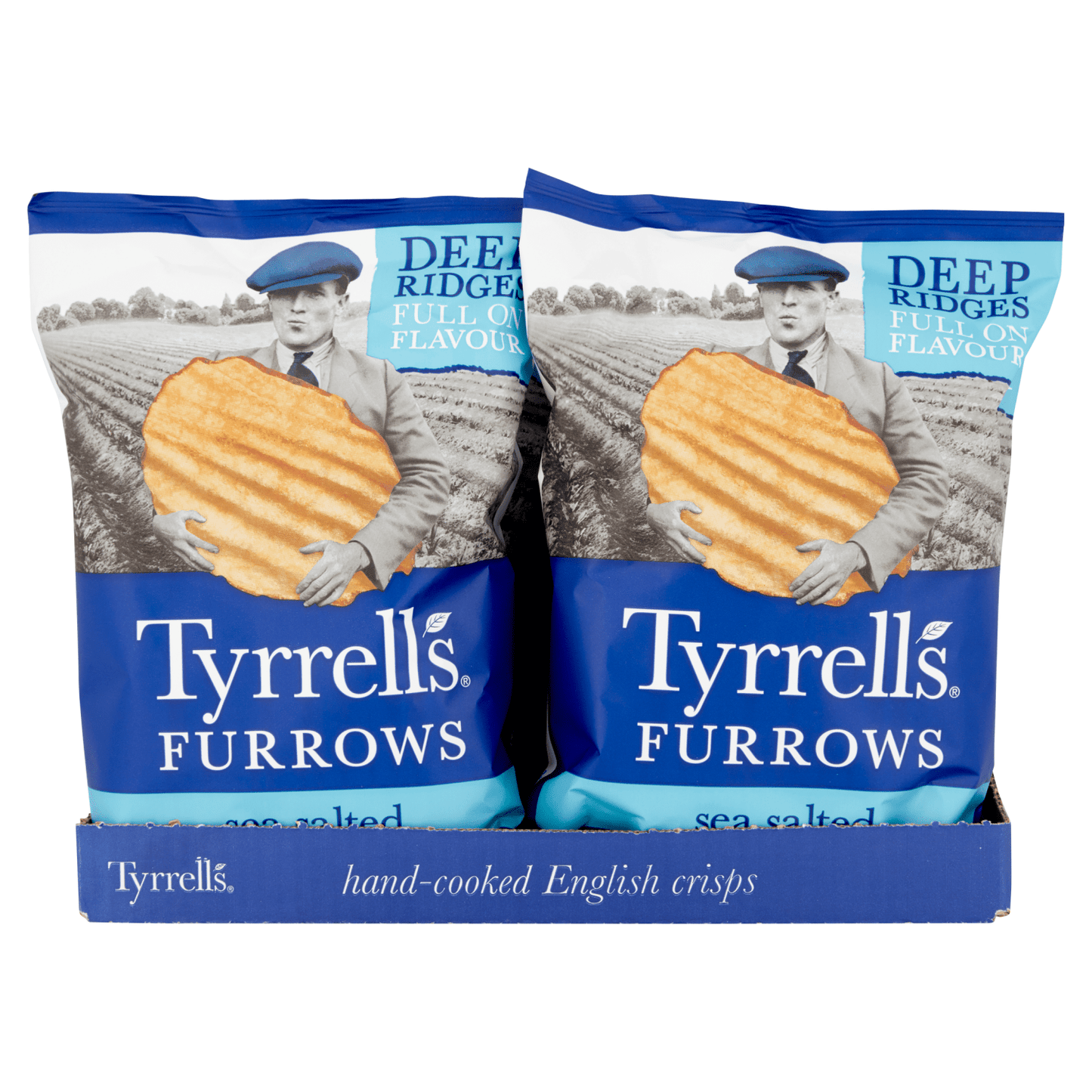 Tyrrell's Furrows Sea Salted 150g - UK Food & Drink - 5060042643325