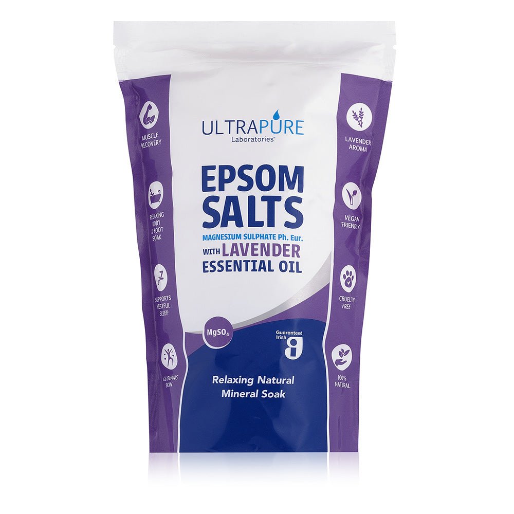 ULTRAPURE Laboratories Epsom Salts with Lavender - UK Food & Drink - 5391510477051